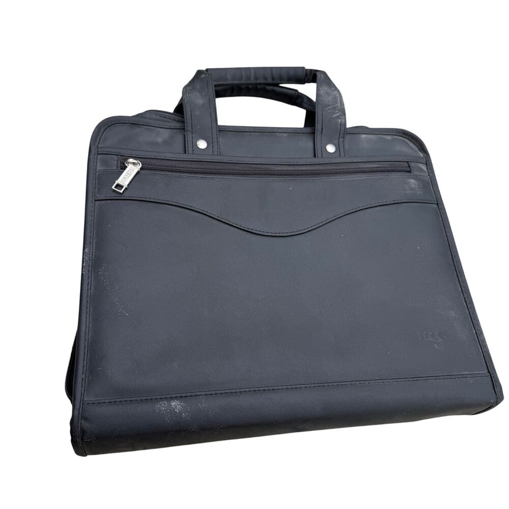 VTG Heritage 3 Ring Binder Business Portfolio Document Briefcase w/ Calculator